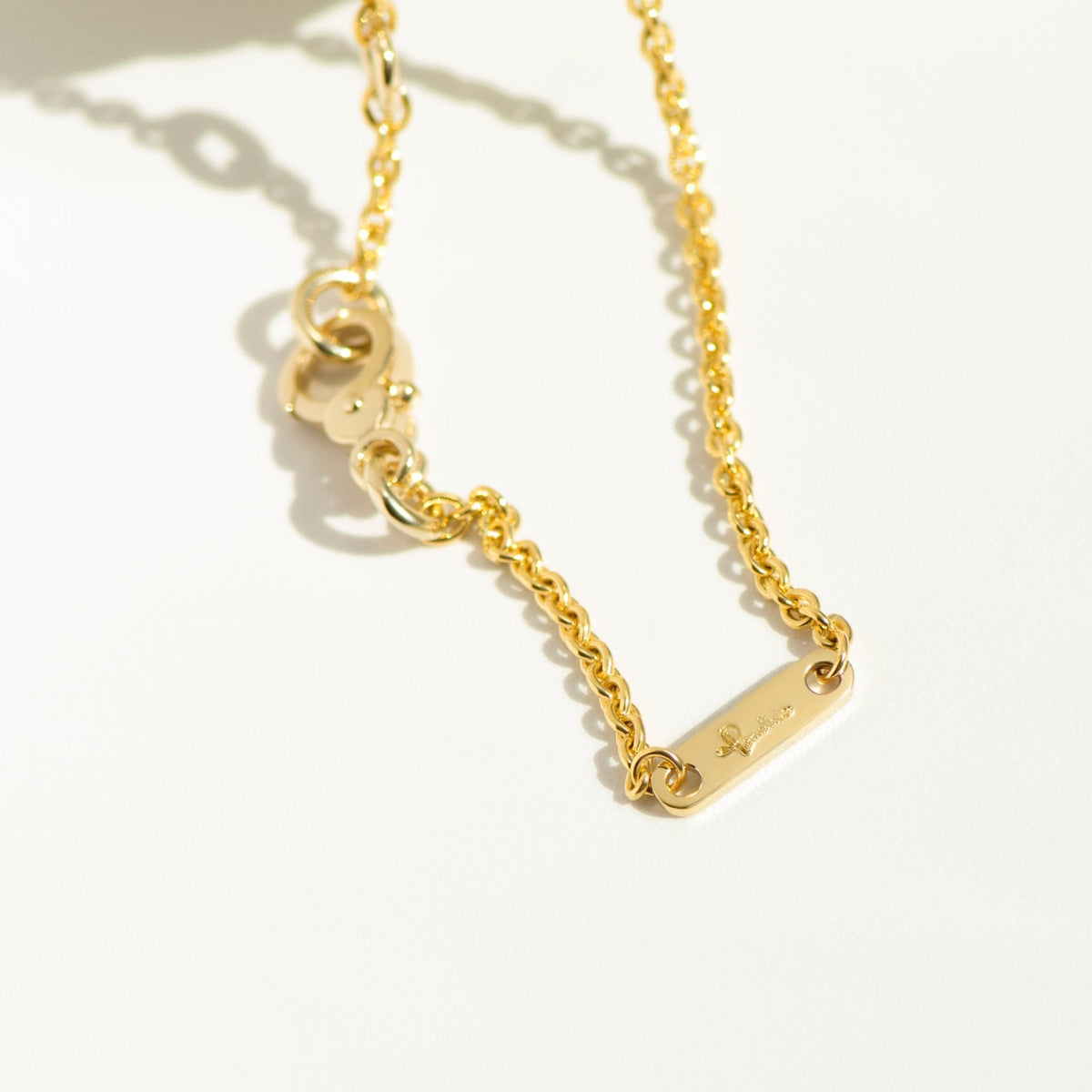 Pomellato Vintage Halskette – 750er Gelbgold – Verstellbare Ankerkette - Honey Jewelry