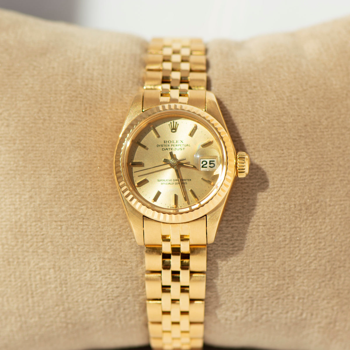 Rolex Lady-Datejust 6917 in 750er Gelbgold