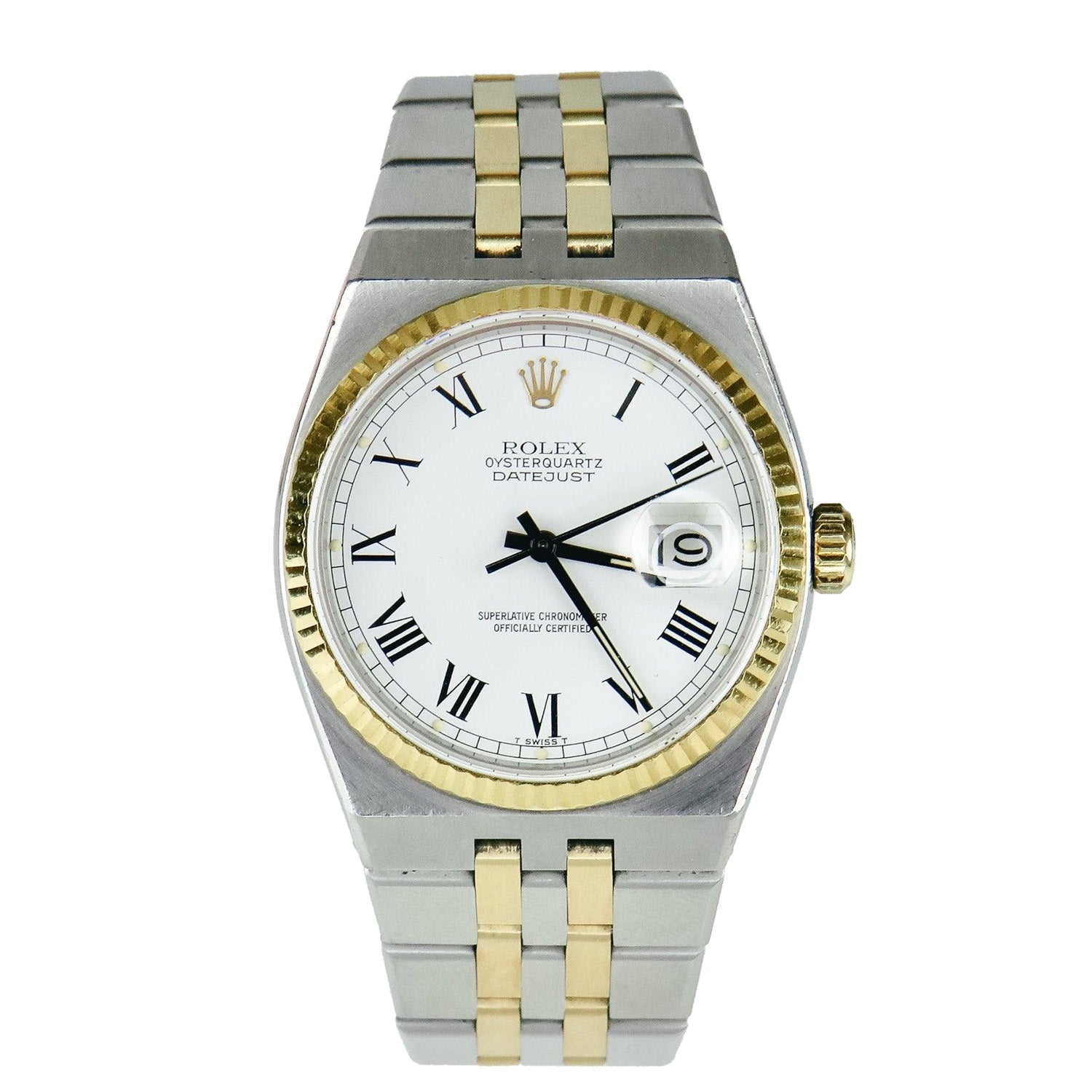 Rolex Oysterquarz - Date Just | Stahl/Gold | Ref. 17013 - Honey Jewelry
