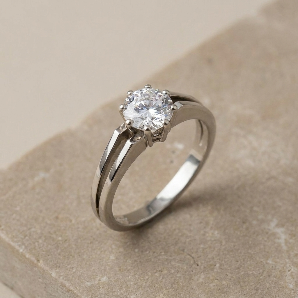 Magnificent gold ring with one -time
