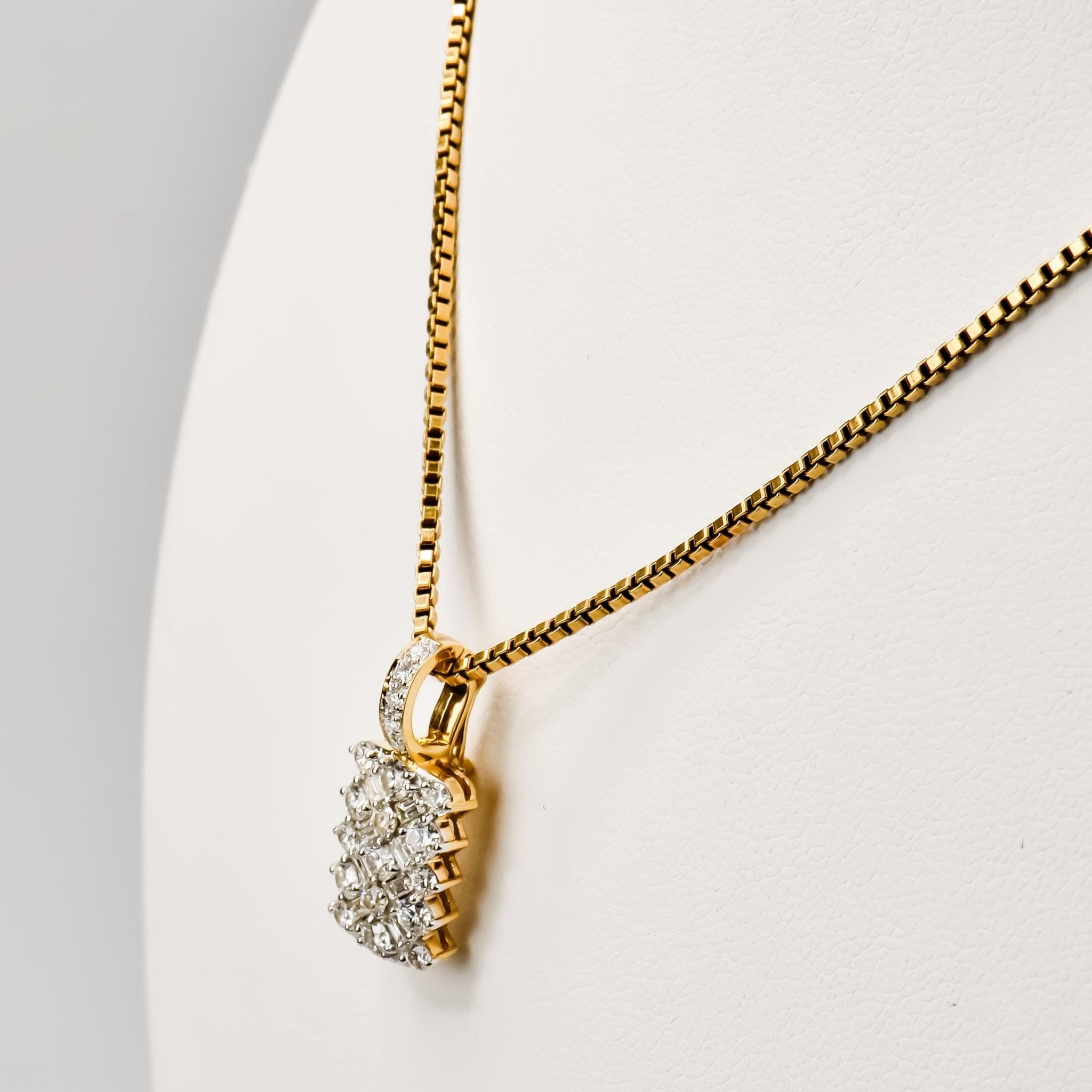Vintage Diamanten Anhänger aus 750er Gold - Honey Jewelry