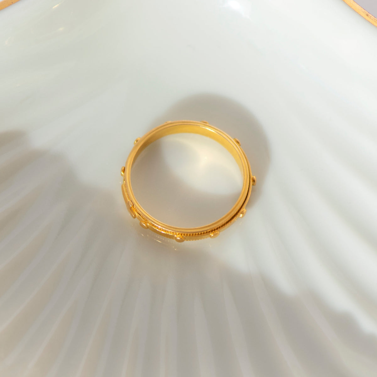 Vintage Drehring aus 916er Gold