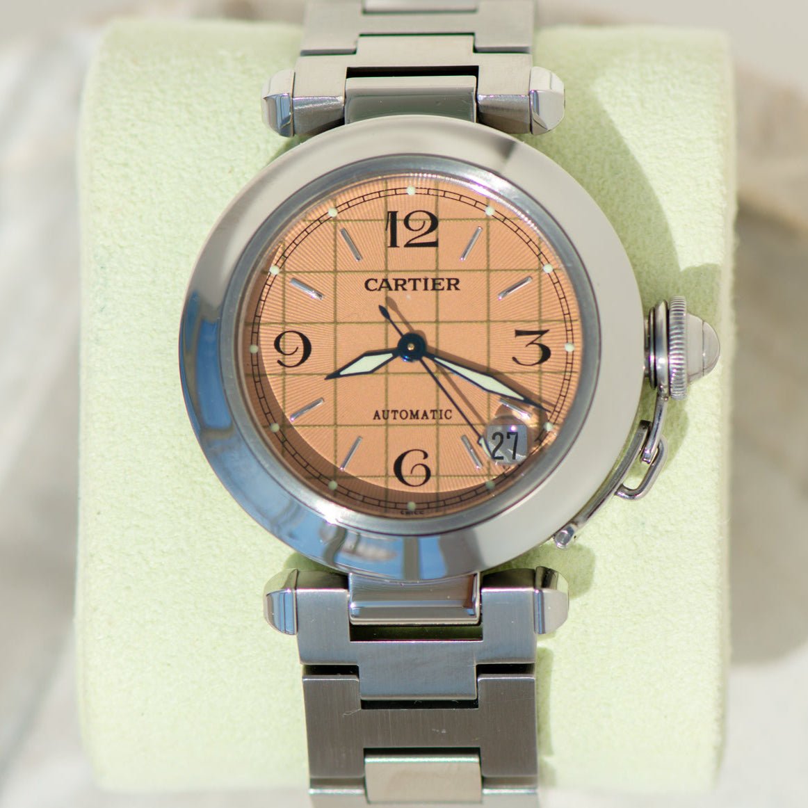 Cartier Pasha de Cartier Ref. 2324 – Stahl, Kaliber 049 - Honey Jewelry