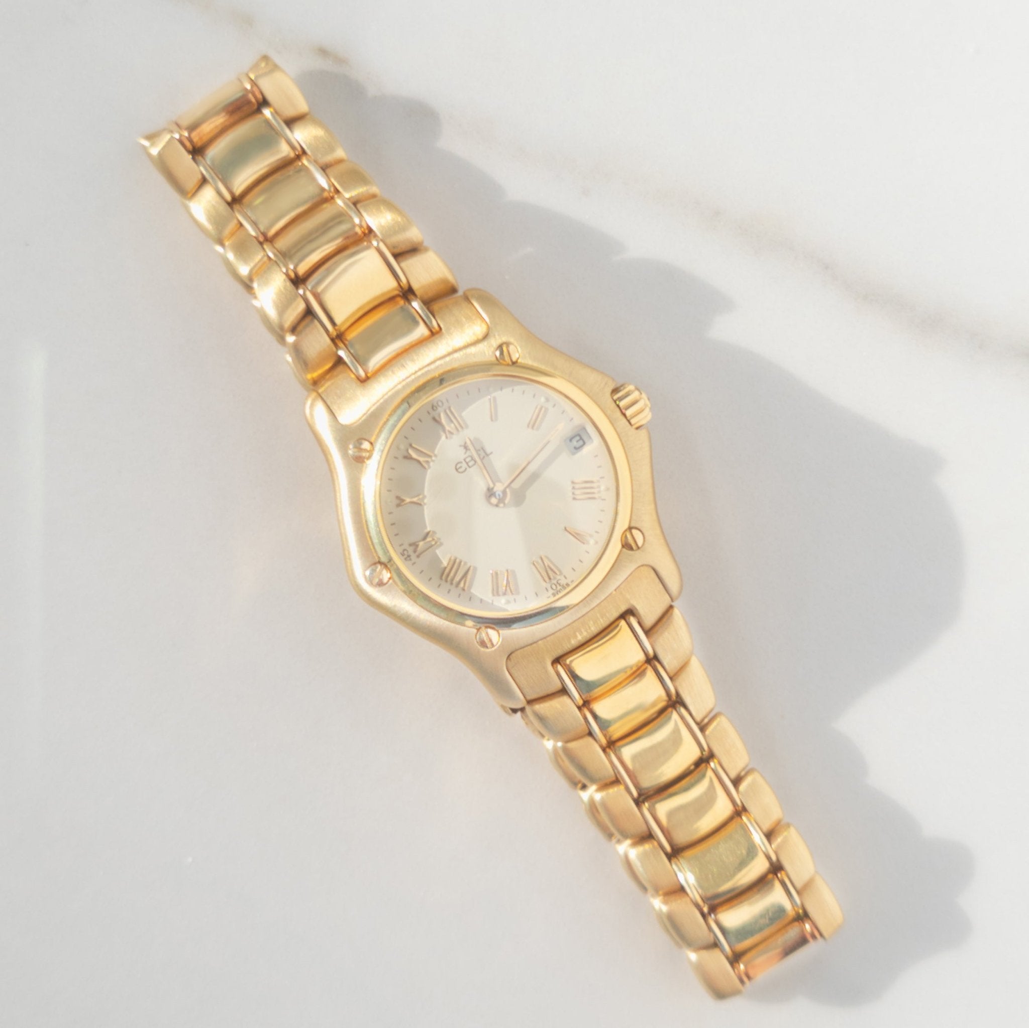 Ebel Damenuhr 1911 - 18K Gelbgold - Honey Jewelry