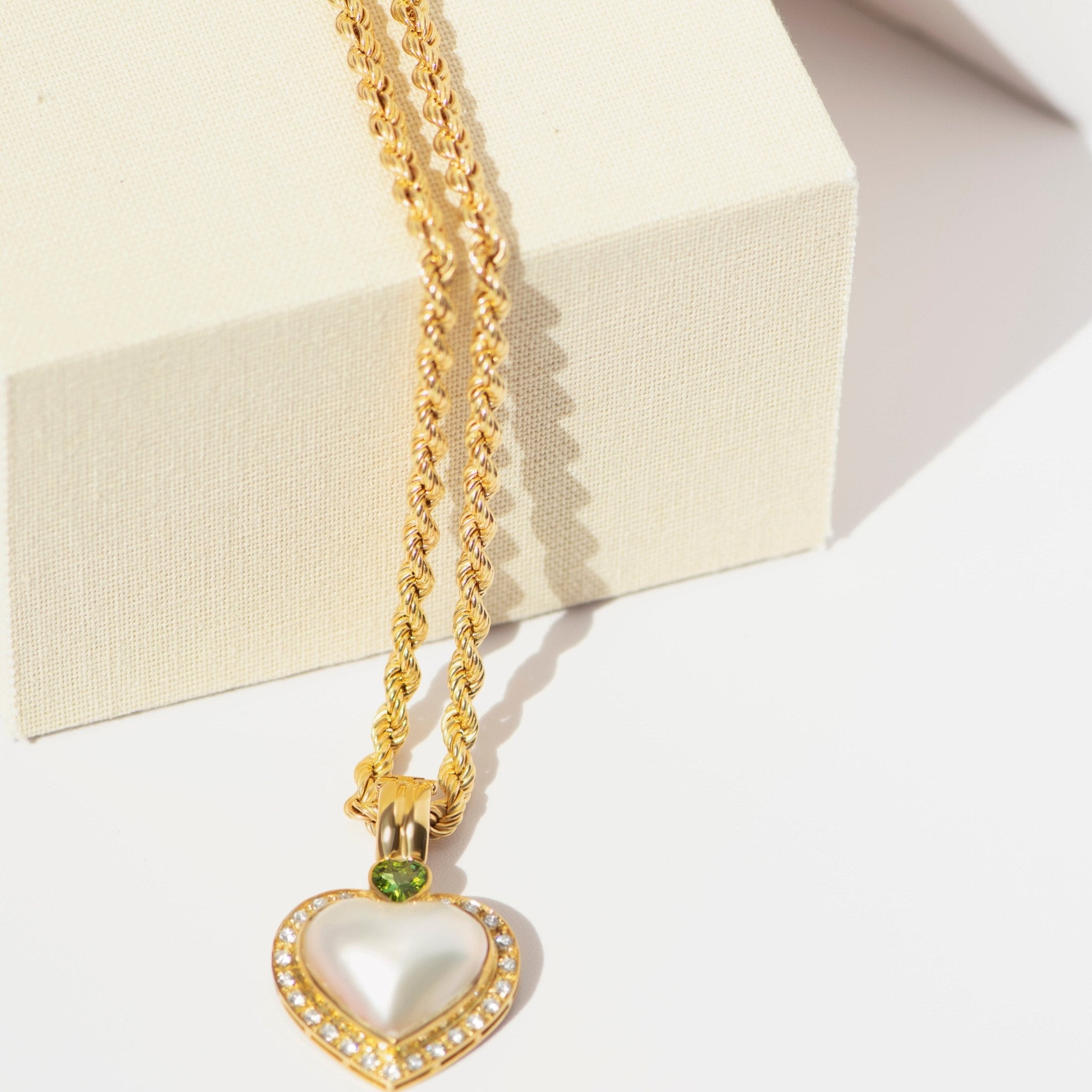 Kordelkette – 750er Gelbgold – 45 cm - Honey Jewelry