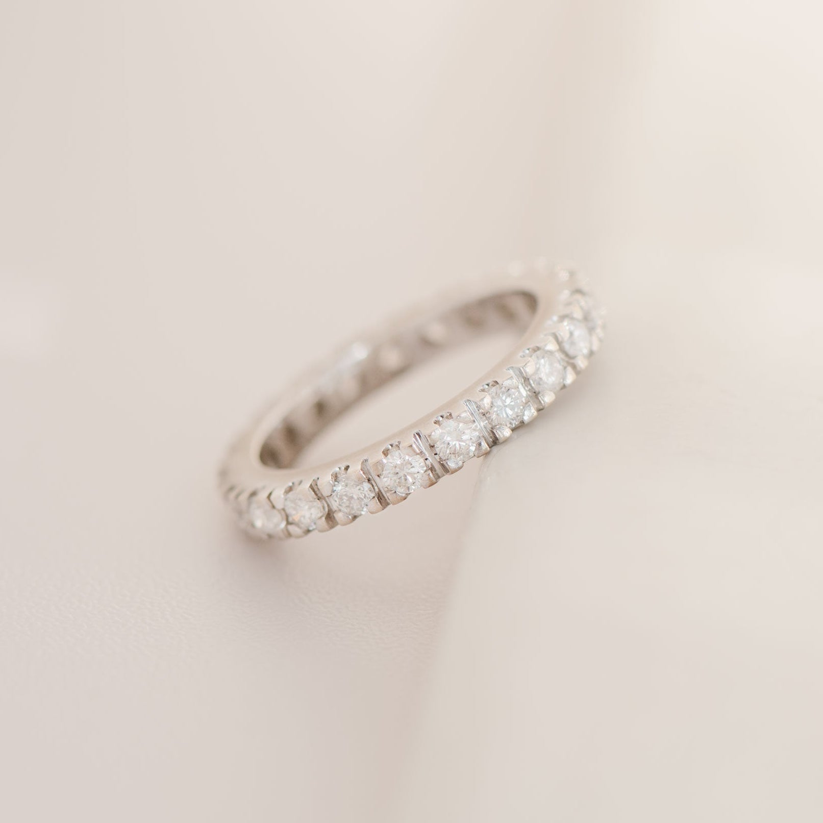 Vollmemory - Ring – 14K Weißgold 21 Diamanten 0,63 ct - Honey Jewelry