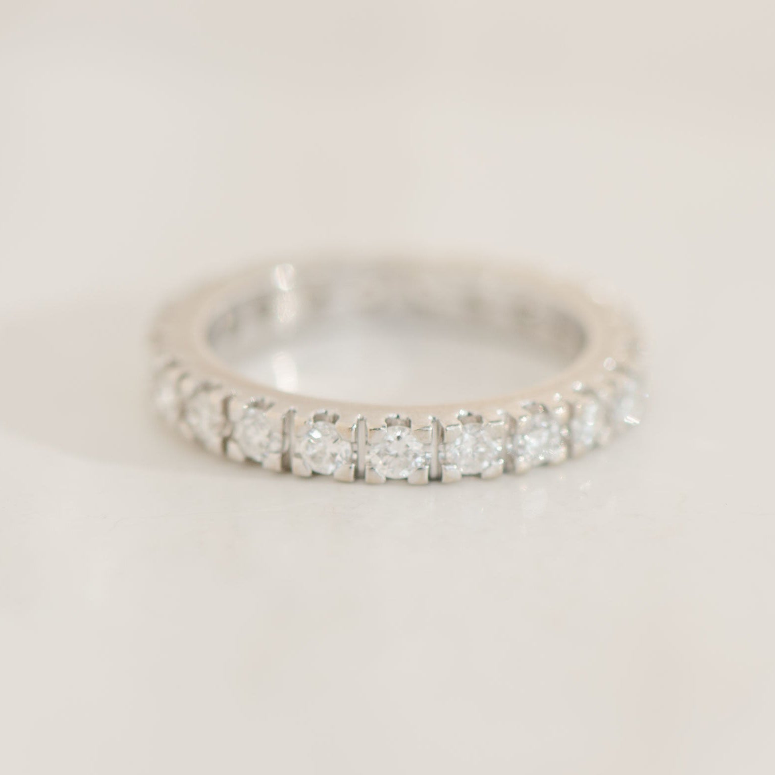 Vollmemory - Ring – 14K Weißgold 21 Diamanten 0,63 ct - Honey Jewelry