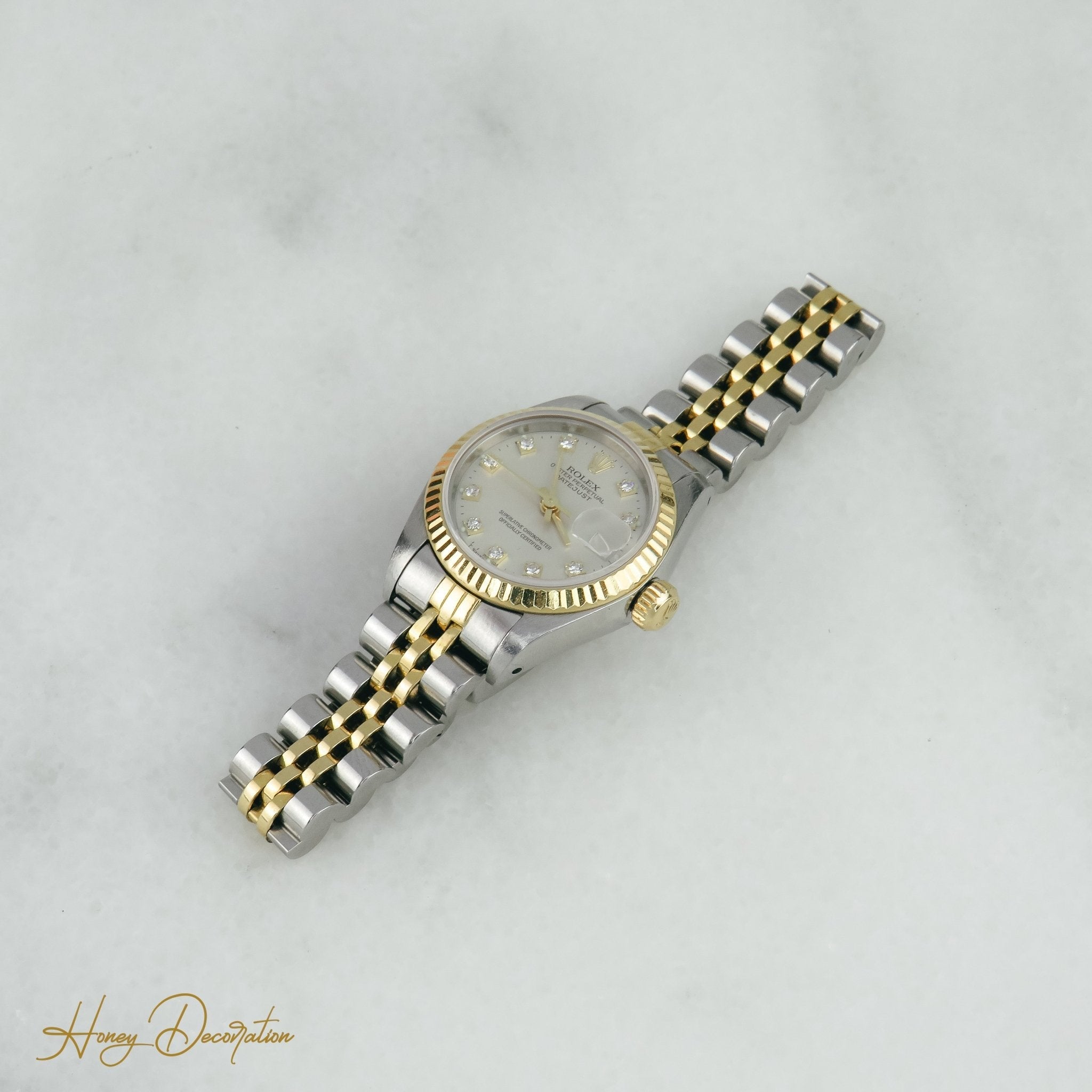 Rolex Lady Datejust Stahl/Gold mit Diamant - Ziffernblatt - Honey Jewelry