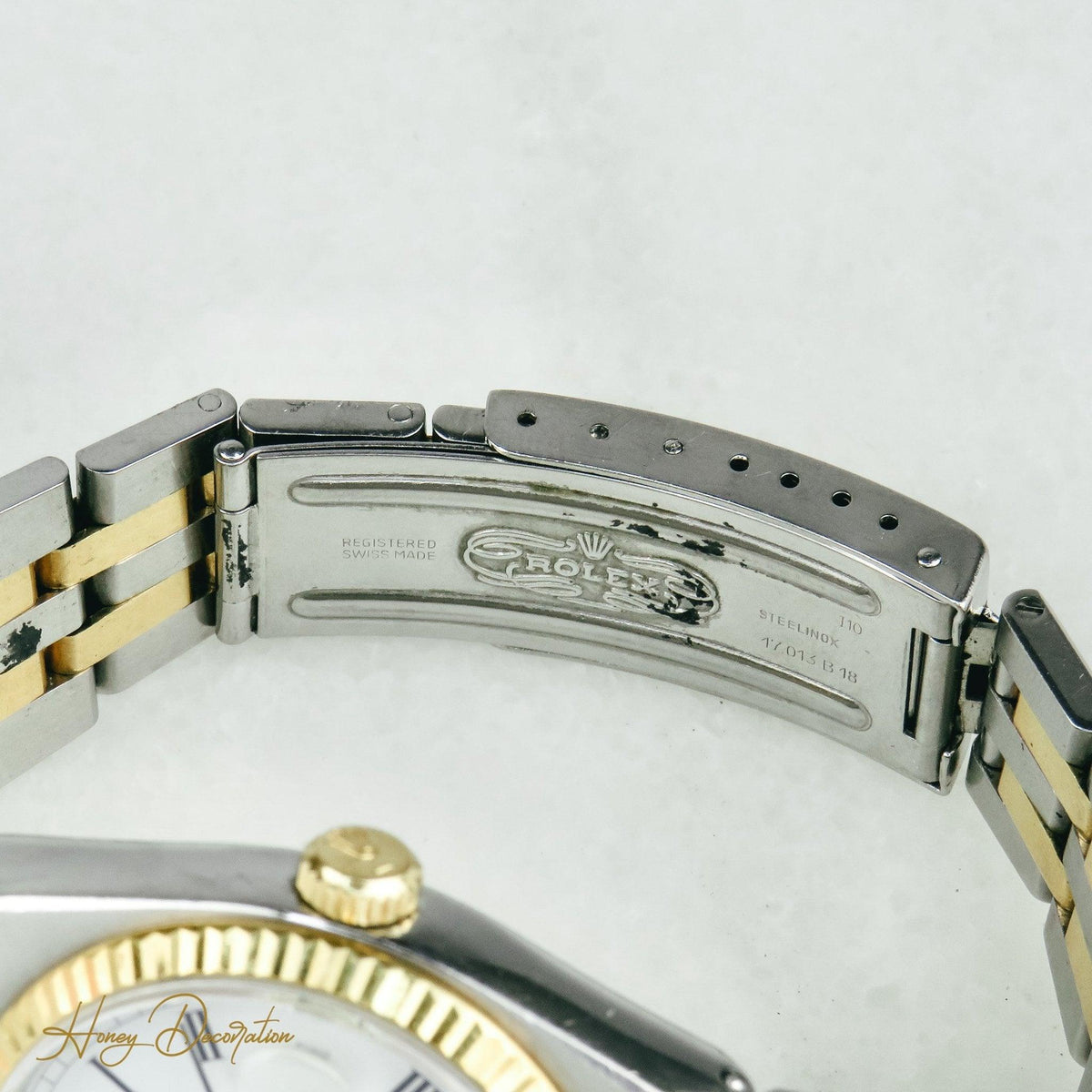 Rolex Oysterquarz - Date Just | Stahl/Gold | Ref. 17013 - Honey Jewelry