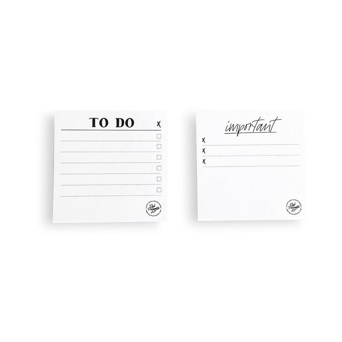 Haftnotiz - Set Monochrom - Honey Jewelry