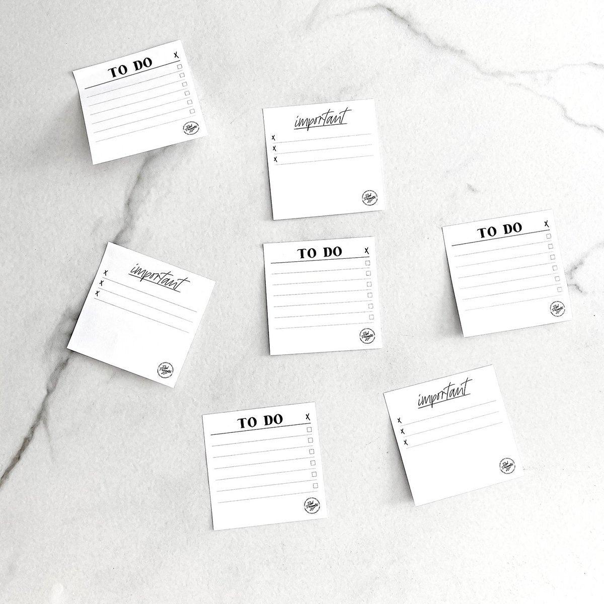 Haftnotiz - Set Monochrom - Honey Jewelry