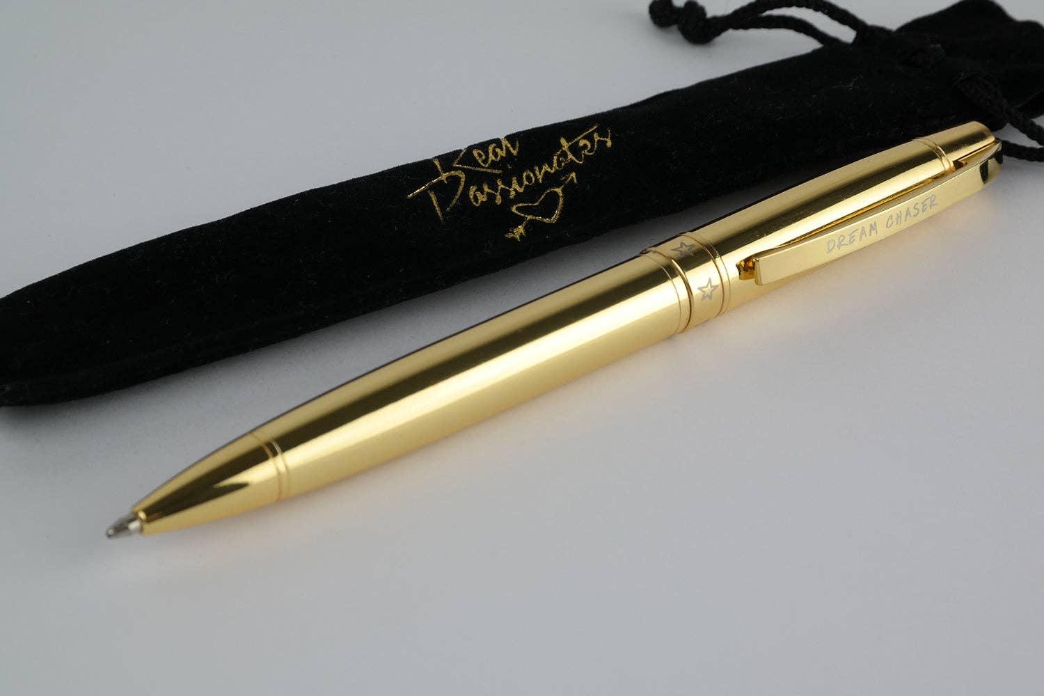 Kugelschreiber „Dream Chaser“, Gold - Honey Jewelry