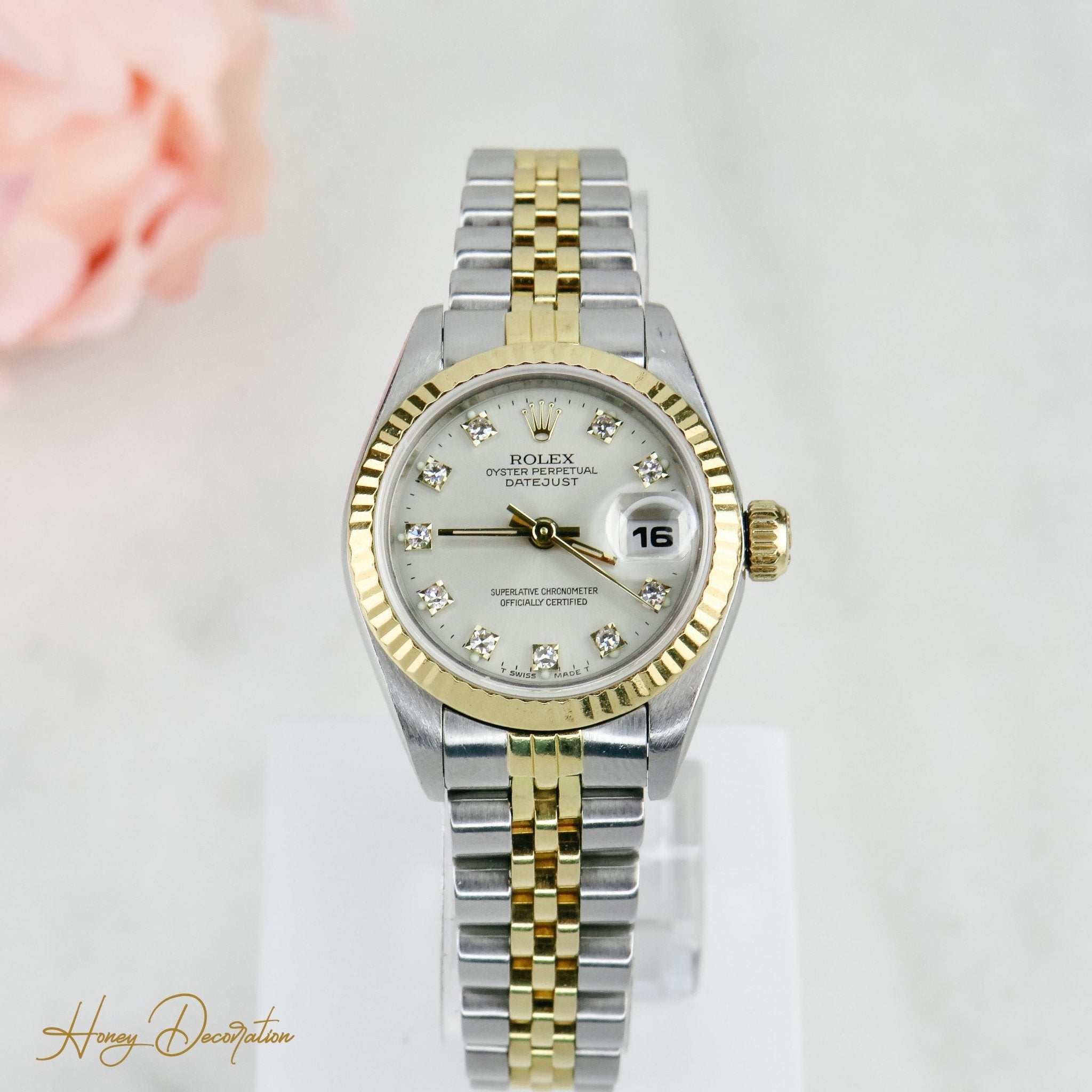 Rolex Lady Datejust Stahl/Gold mit Diamant - Ziffernblatt - Honey Jewelry