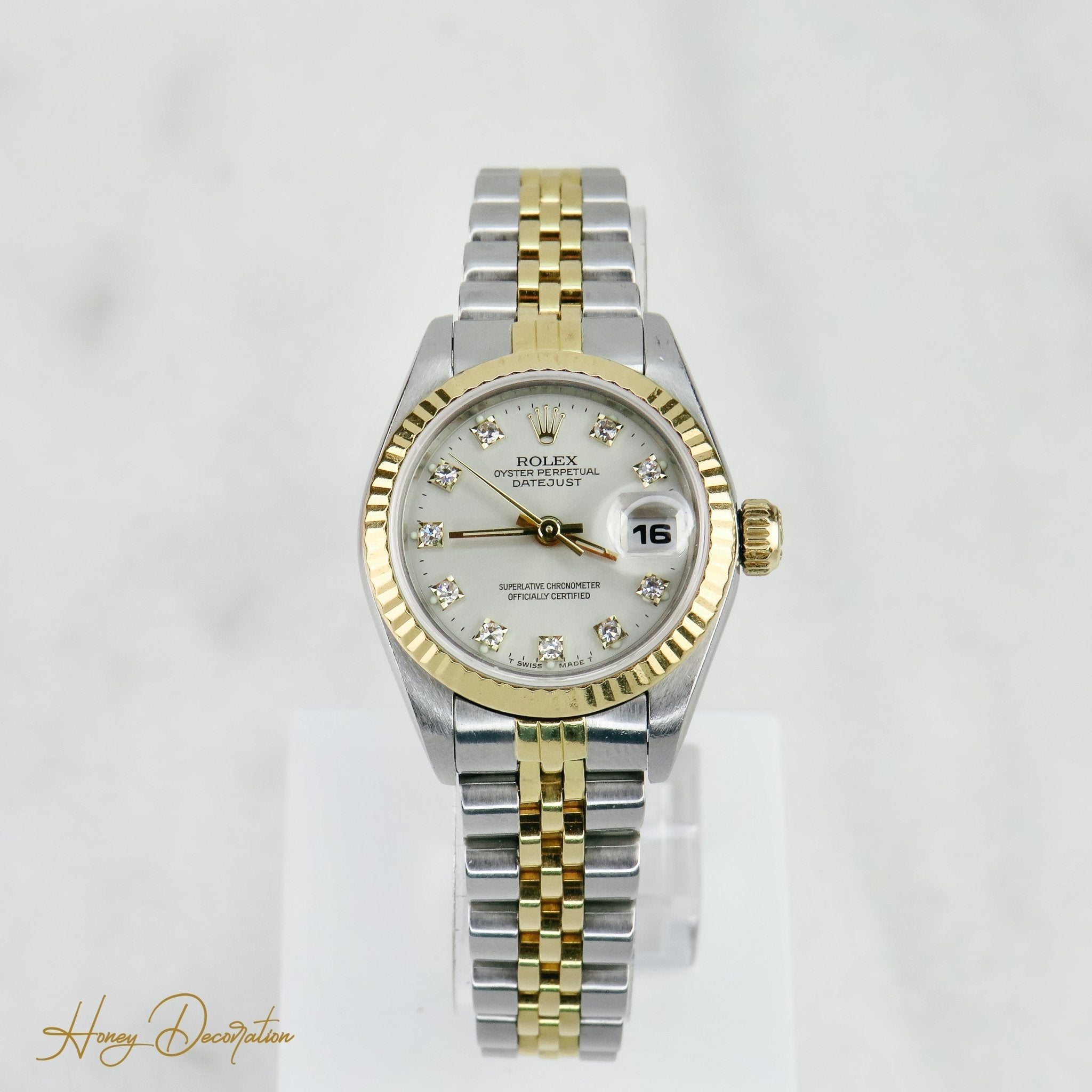 Rolex Lady Datejust Stahl/Gold mit Diamant - Ziffernblatt - Honey Jewelry