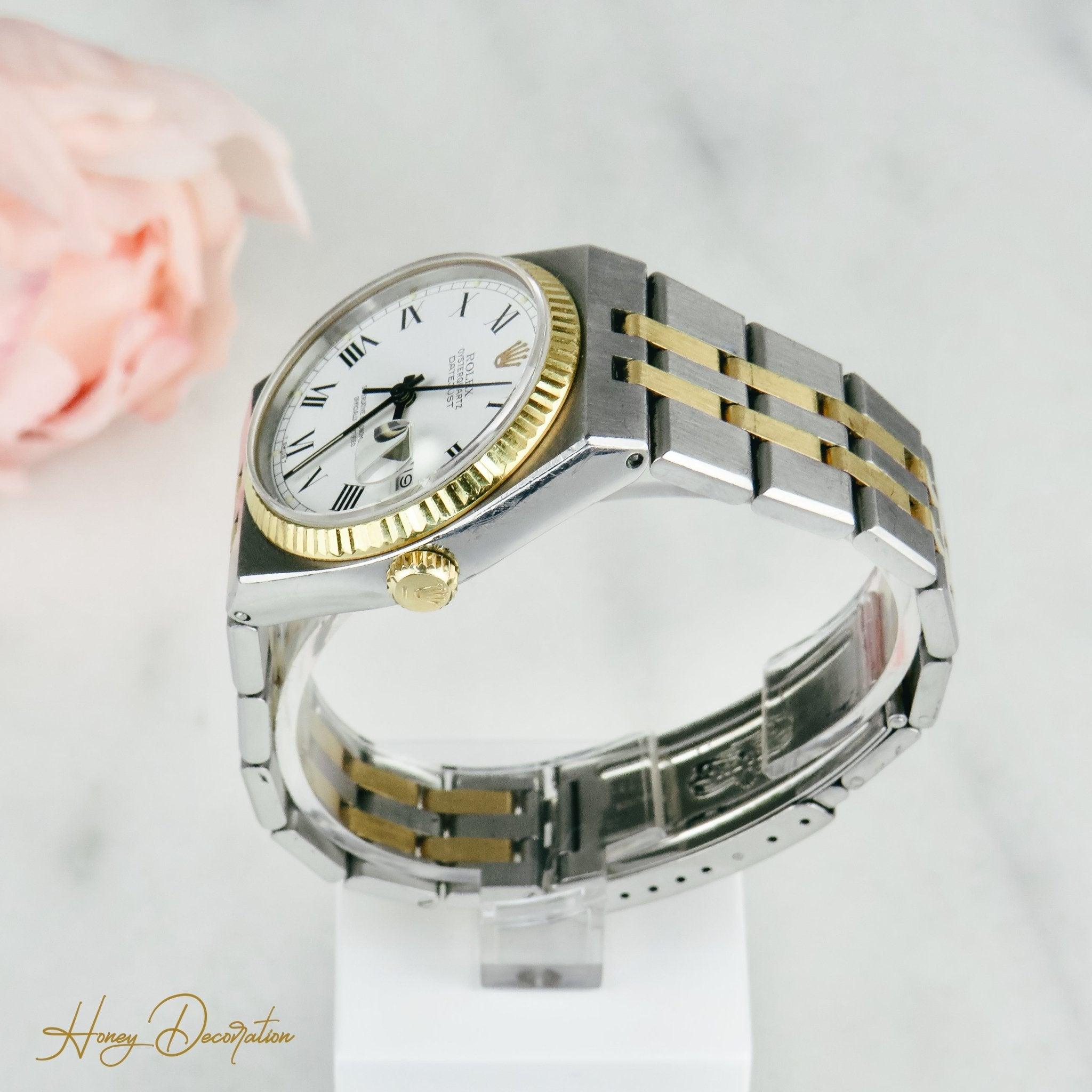 Rolex Oysterquarz - Date Just | Stahl/Gold | Ref. 17013 - Honey Jewelry