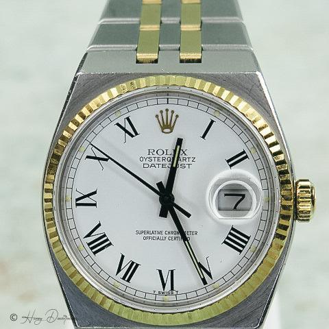 Rolex Oysterquarz - Date Just | Stahl/Gold | Ref. 17013 - Honey Jewelry